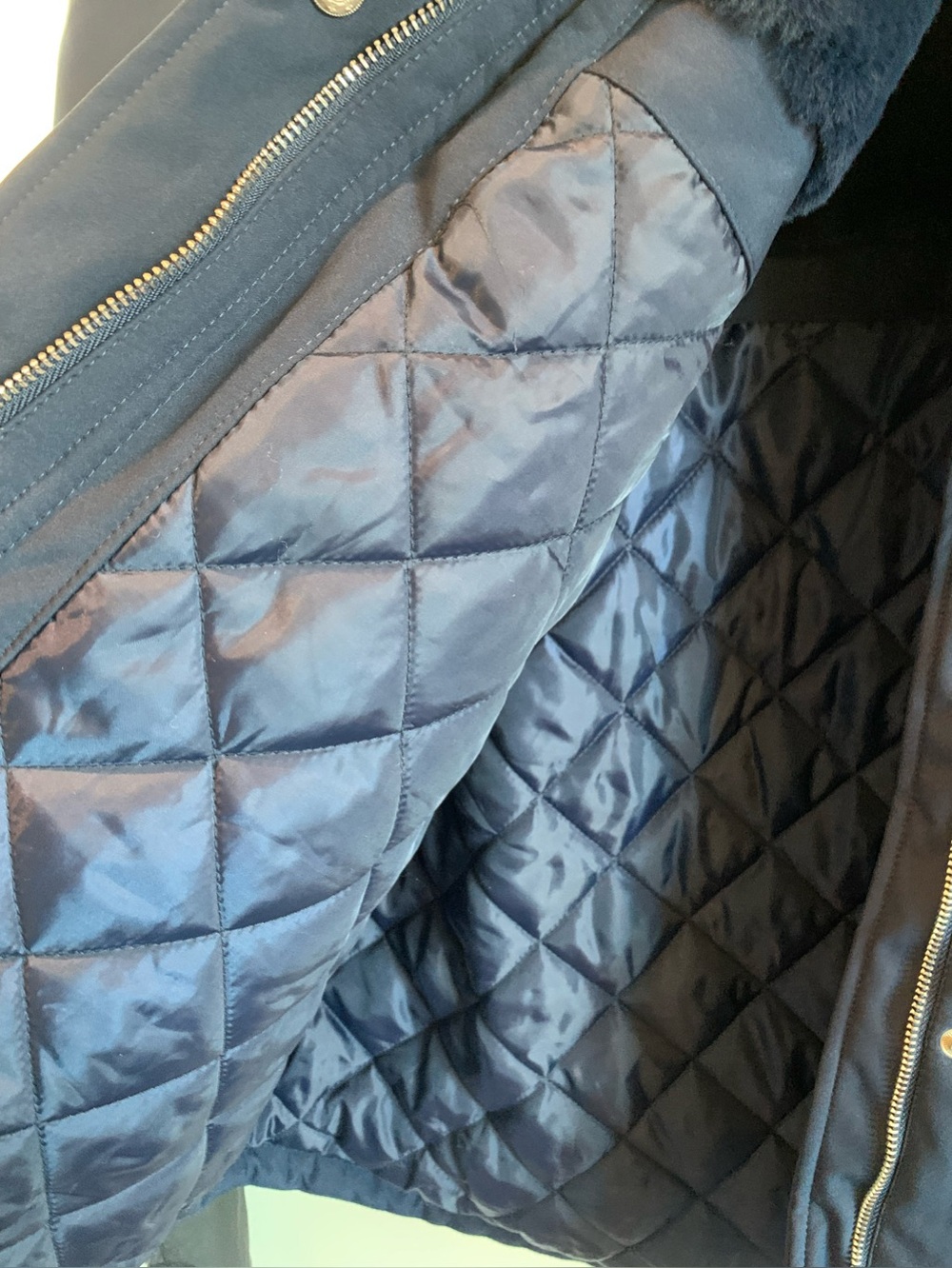 2X Time and Tru Women's Heavyweight Anorak Jacket with Faux Fur Trimmed Hood - Picture 8 of 8
